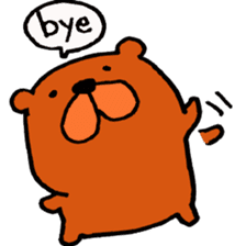 Speaking teddy bear sticker #4455601