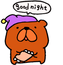 Speaking teddy bear sticker #4455603