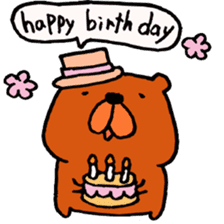 Speaking teddy bear sticker #4455606