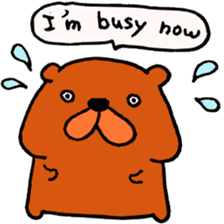 Speaking teddy bear sticker #4455613