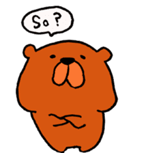 Speaking teddy bear sticker #4455616