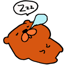 Speaking teddy bear sticker #4455622