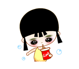 Red Girl sticker #4455704