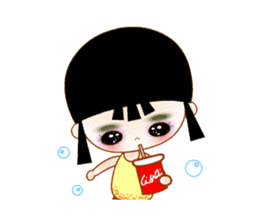 Red Girl sticker #4455704