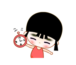 Red Girl sticker #4455706