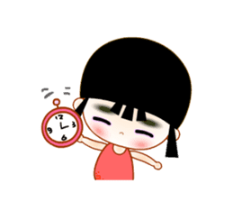 Red Girl sticker #4455706