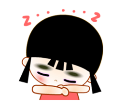 Red Girl sticker #4455707