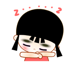 Red Girl sticker #4455707