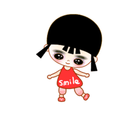 Red Girl sticker #4455710