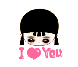 Red Girl sticker #4455711