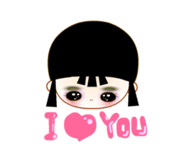 Red Girl sticker #4455711