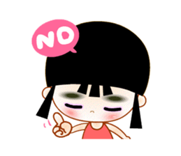 Red Girl sticker #4455714