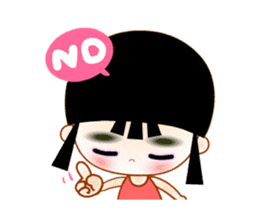 Red Girl sticker #4455714