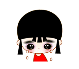 Red Girl sticker #4455718