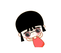 Red Girl sticker #4455721