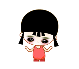 Red Girl sticker #4455723