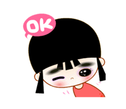 Red Girl sticker #4455724