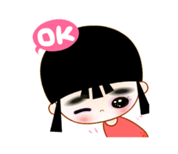 Red Girl sticker #4455724