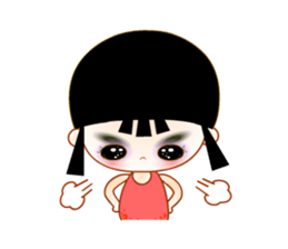 Red Girl sticker #4455725