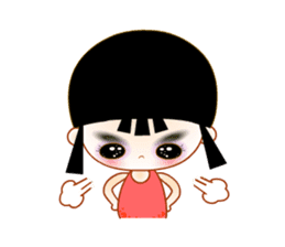 Red Girl sticker #4455725