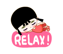 Red Girl sticker #4455726