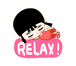 Red Girl sticker #4455726