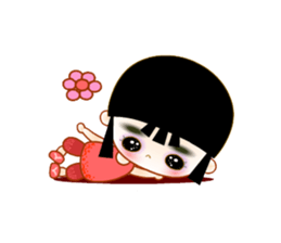 Red Girl sticker #4455727