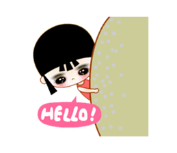 Red Girl sticker #4455732