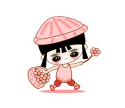 Red Girl sticker #4455734