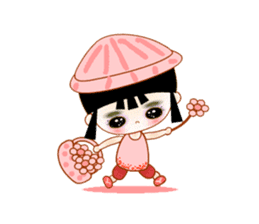 Red Girl sticker #4455734