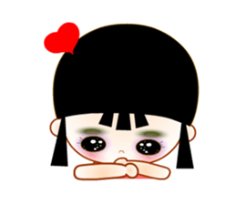 Red Girl sticker #4455737