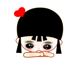 Red Girl sticker #4455737