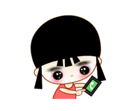 Red Girl sticker #4455739