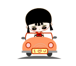 Red Girl sticker #4455740