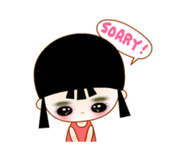 Red Girl sticker #4455742