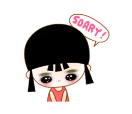 Red Girl sticker #4455742