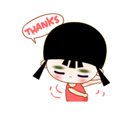 Red Girl sticker #4455743