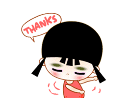 Red Girl sticker #4455743