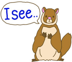 Flying squirrel sticker #4455747