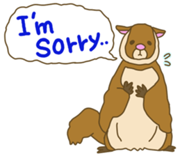 Flying squirrel sticker #4455750