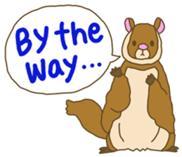 Flying squirrel sticker #4455764