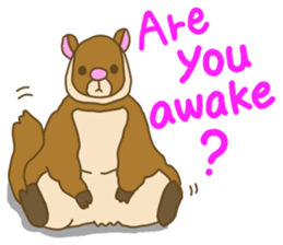 Flying squirrel sticker #4455770