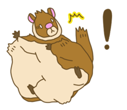 Flying squirrel sticker #4455780