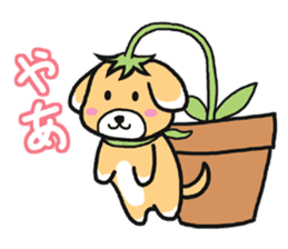 Bloom dog sticker #4456098