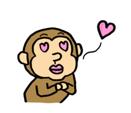 LOVE MONKICHI sticker #4456135