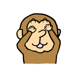 LOVE MONKICHI sticker #4456136