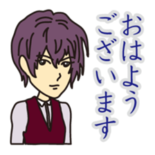 40 people of secretary sticker #4456788