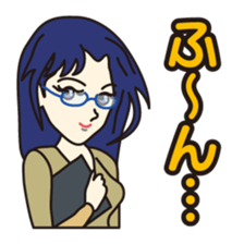 40 people of secretary sticker #4456808