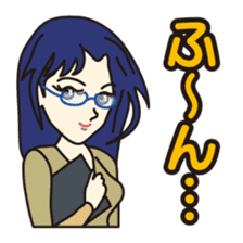 40 people of secretary sticker #4456808