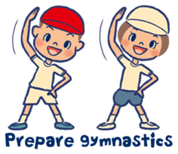 Japanese nostalgic child sticker-English sticker #4456882